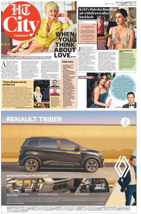 Cover of Hindustan Times (Lucknow) - Live