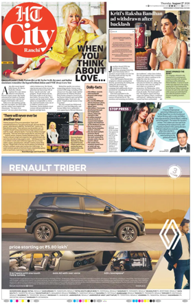 Cover of Hindustan Times (Ranchi) - Live