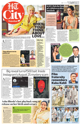 Cover of Hindustan Times (Jaipur) - City