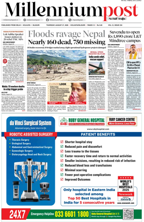 Cover of Millennium Post (Kolkata)