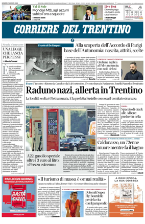 Cover of Corriere del Trentino