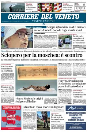 Cover of Corriere del Veneto (Venezia e Mestre)