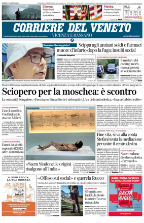 Cover of Corriere del Veneto (Vicenza e Bassano)
