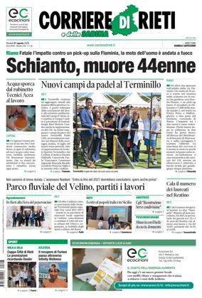Cover of Corriere di Rieti