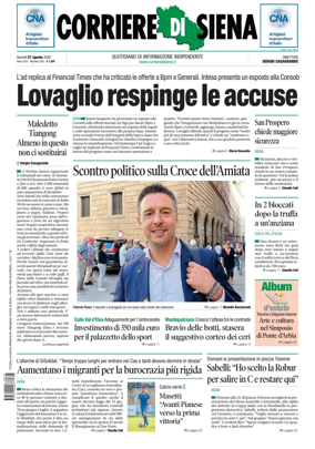 Cover of Corriere di Siena