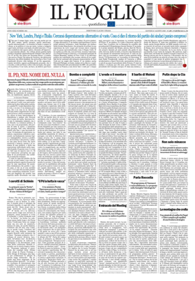 Cover of Il Foglio Quotidiano