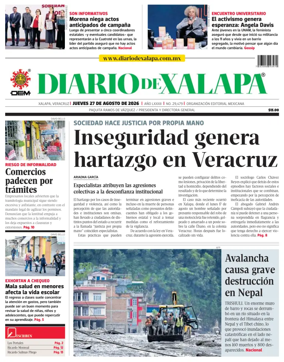 Cover of Diario de Xalapa