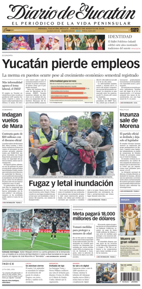 Cover of Diario de Yucatan