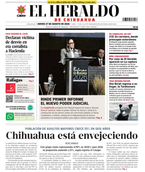 Cover of El Heraldo de Chihuahua