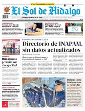 Cover of El Sol de Hidalgo