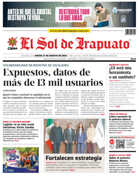 Cover of El Sol de Irapuato