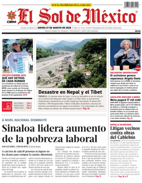Cover of El Sol de Mexico