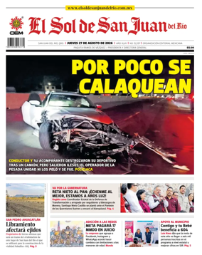 Cover of El Sol de San Juan del Rio