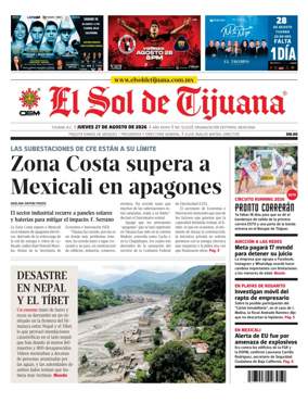 Cover of El Sol de Tijuana