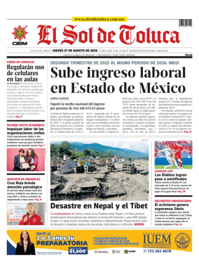 Cover of El Sol de Toluca