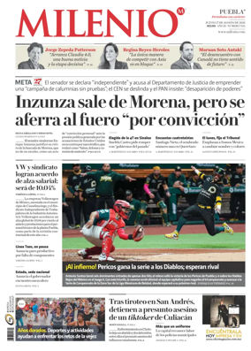 Cover of Milenio Puebla