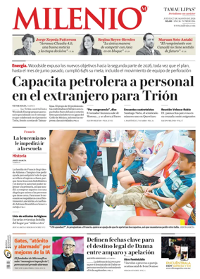 Cover of Milenio Tamaulipas