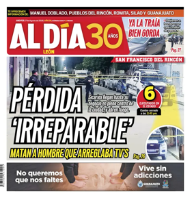 Cover of Periodico Al Dia (Leon)