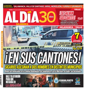 Cover of Periodico Al Dia (Salamanca)