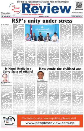 Cover of People's Review Weekly