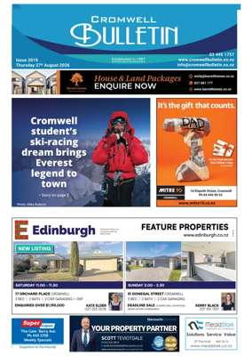 Cover of Cromwell Bulletin
