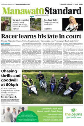 Cover of Manawatu Standard