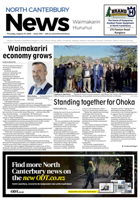 Cover of North Canterbury News