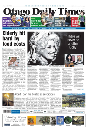 Cover of Otago Daily Times