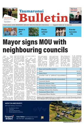 Cover of Taumarunui Bulletin
