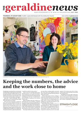 Cover of The Geraldine News