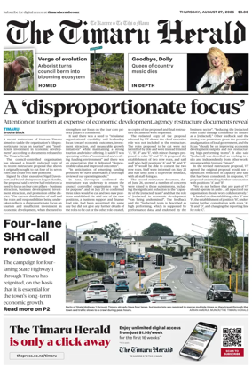 Cover of The Timaru Herald
