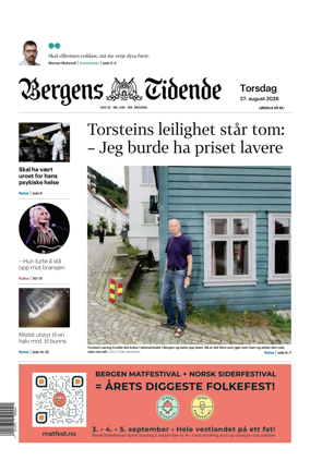 Cover of Bergens Tidende