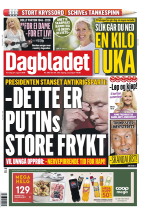 Cover of Dagbladet