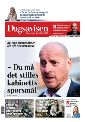 Cover of Dagsavisen