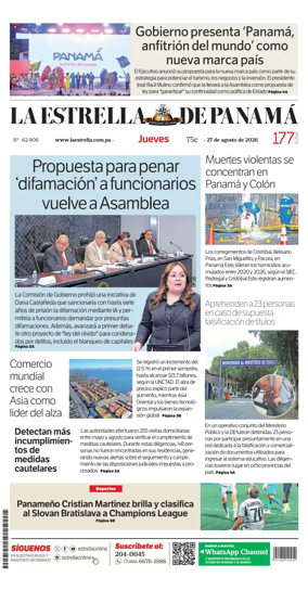 Cover of La Estrella de Panama