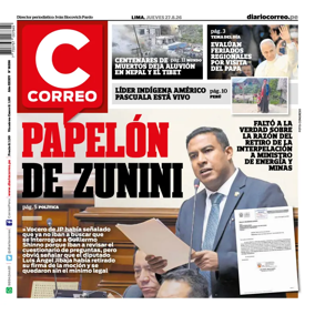Cover of Diario Correo