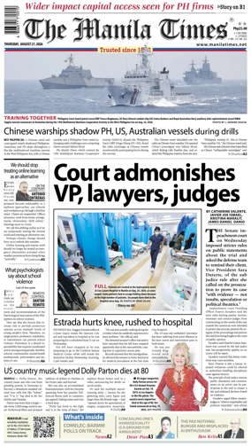 Cover of The Manila Times