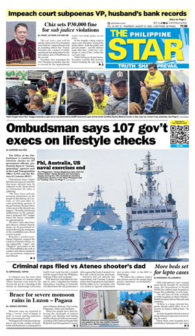 Cover of The Philippine Star