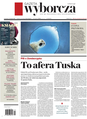 Cover of Gazeta Wyborcza