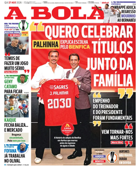 Cover of A BOLA (Portuguese)