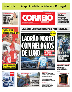 Cover of Correio da Manha