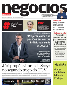 Cover of Jornal de Negocios