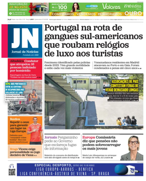 Cover of Jornal de Noticias
