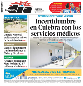 Cover of El Nuevo Dia