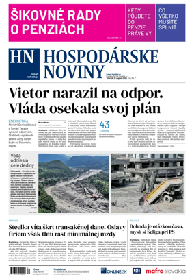 Cover of Hospodarske noviny