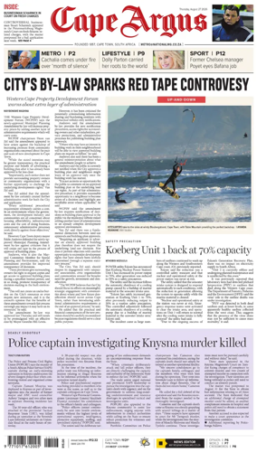 Cover of Cape Argus (PM Edition)