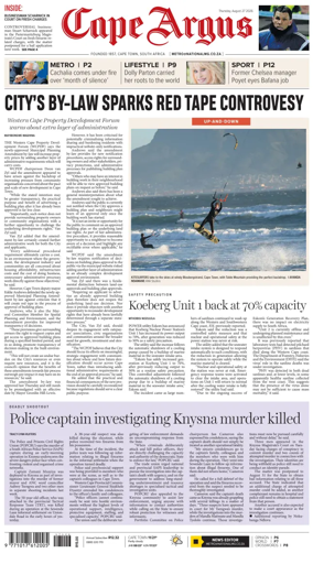 Cover of Cape Argus