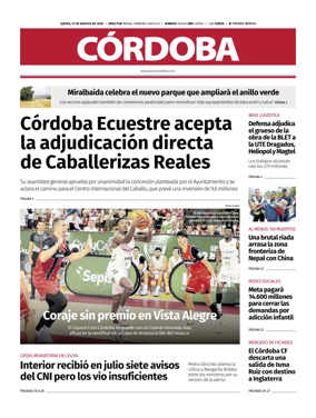Cover of Diario Cordoba