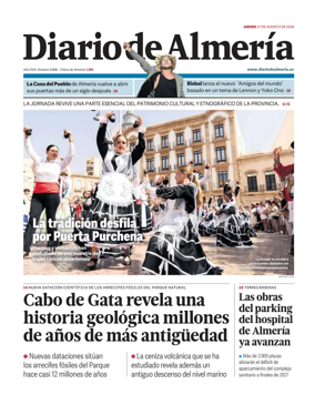 Cover of Diario de Almeria