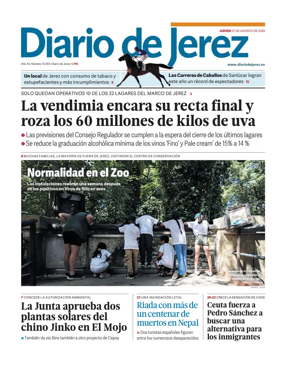 Cover of Diario de Jerez